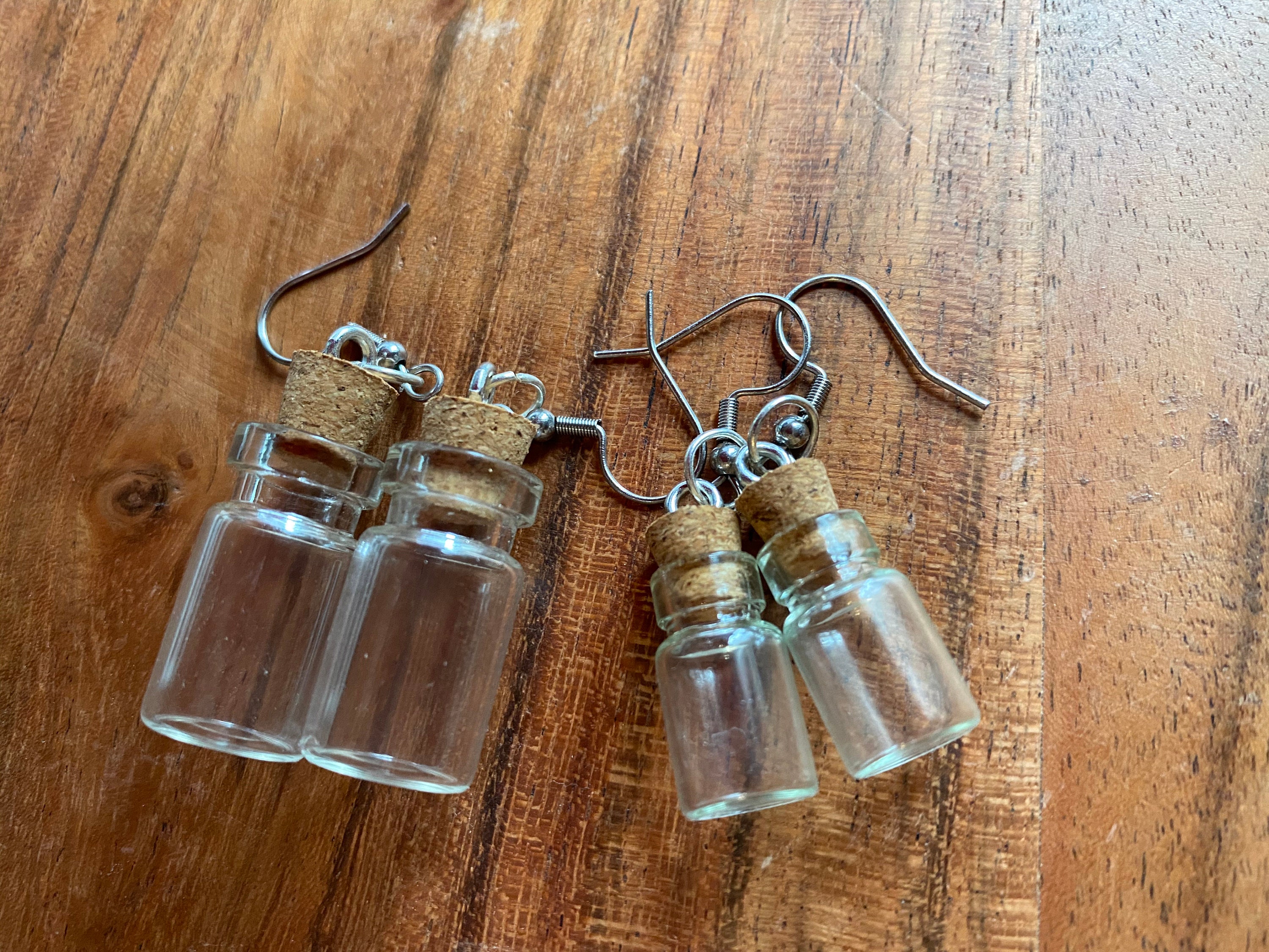 Clear Glass Bottle 9pc – Jewelry Made by Me