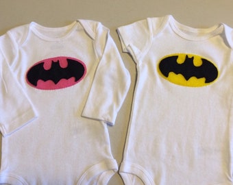 baby batgirl onesie