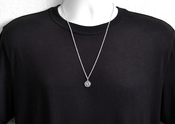 Small Four Leaf Clover on Stainless Steel Chain Waterproof