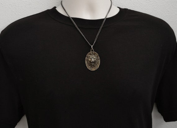 Silver Bear Pendant Necklace for Men | Classy Men Collection