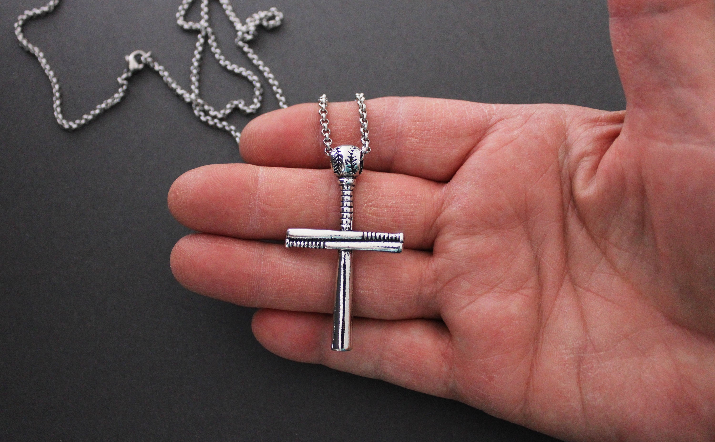 Baseball cross 2024 pendant only