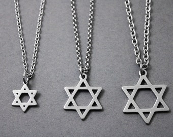 Jewish Star Necklace | Etsy