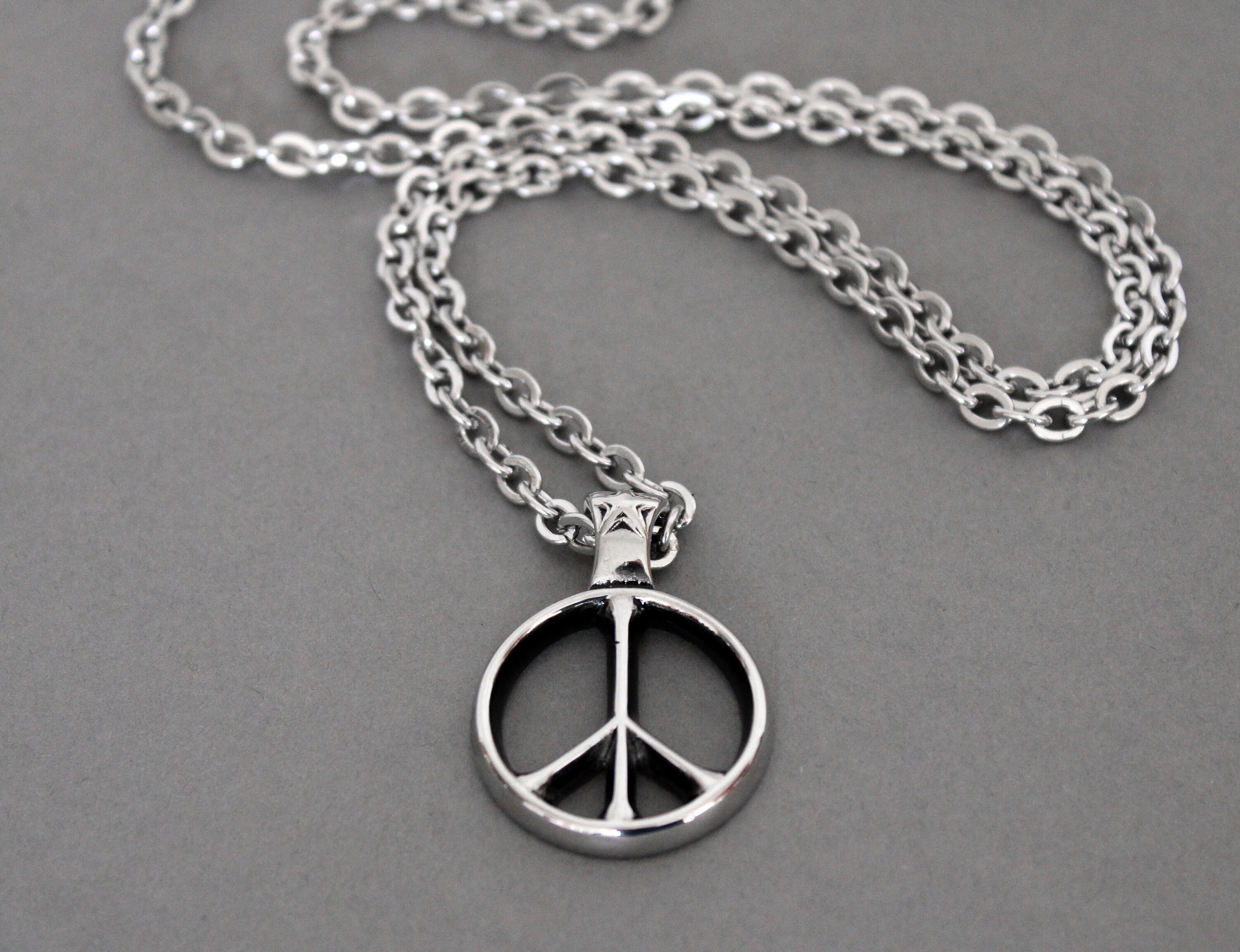 1960s Peace Necklace - Etsy 1960s Peace Necklace - Etsy