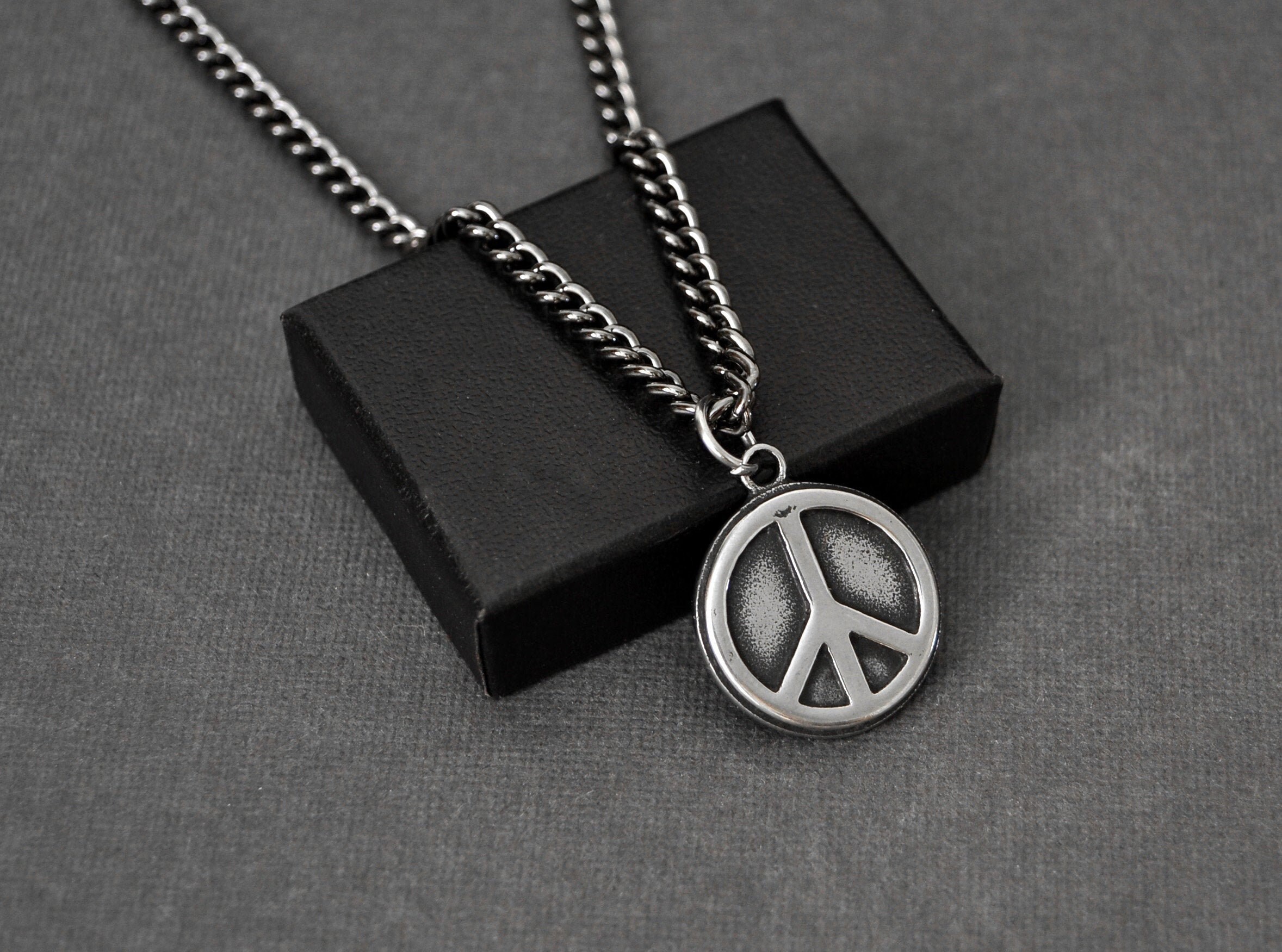 Peace locket best sale chain
