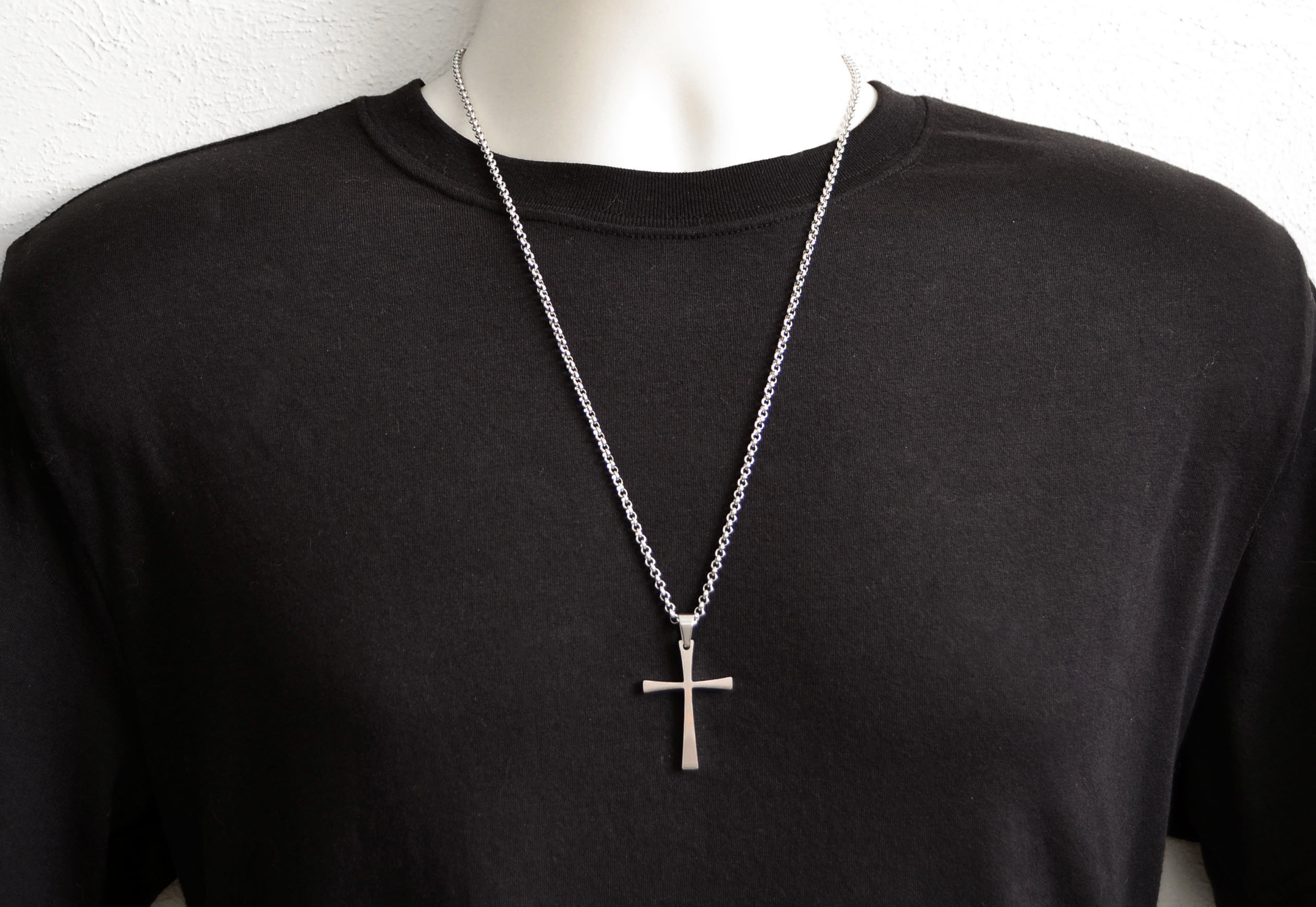 Men Mens Crosses Chain Necklace Men 