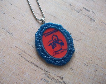 Goonies Inspired Hand Poured Resin Necklace