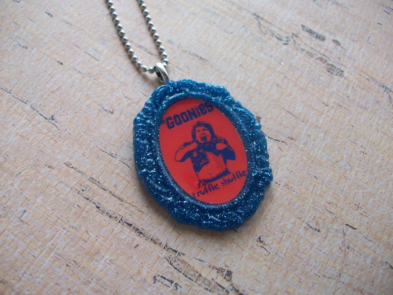 Goonies Inspired Hand Poured Resin Necklace image 1