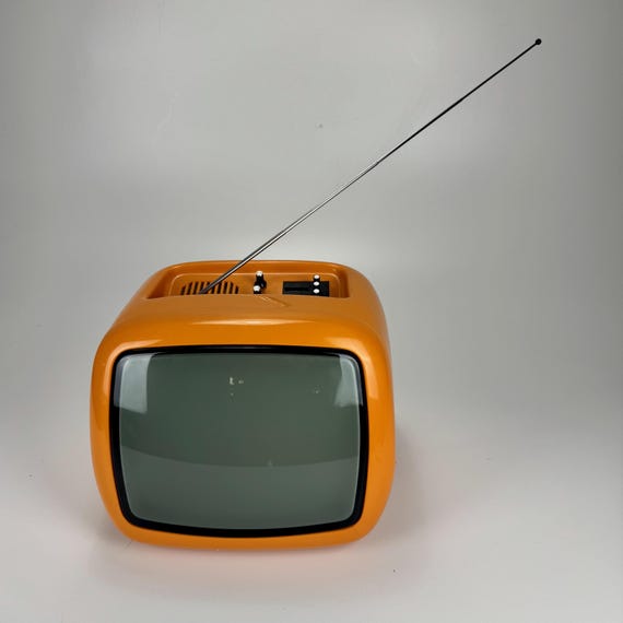 Vintage Portable TV Set From Yugoslavia - Iskra Minirama - 70's