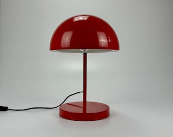Mid Century Modern Desk - Table Lamp / 70s Italy / Red