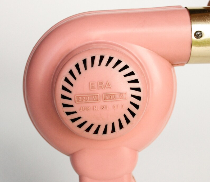 Rockabilly Retro Hair Dryer / Hair Blower Rare 50's Pink Etsy