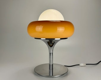 Original Guzzini Tulip Table Lamp produced by Meblo, 70's Yugoslavia / Designed by Luigi Massoni