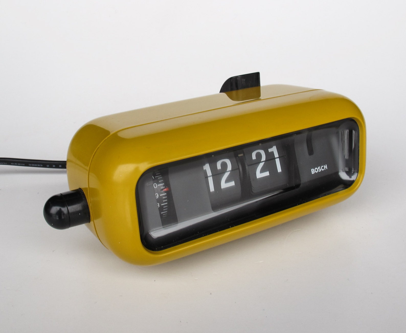 Vintage Flip Clock Alarm Clock / Bosch UDW2 / Retro Orange Etsy