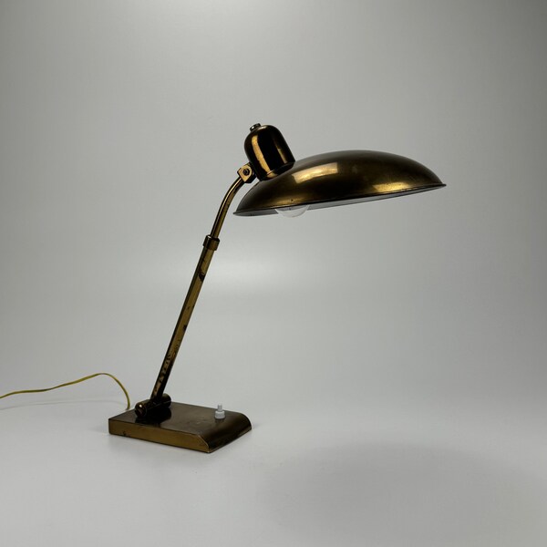 Mid Century Brass Desk Lamp  / 50s Italy