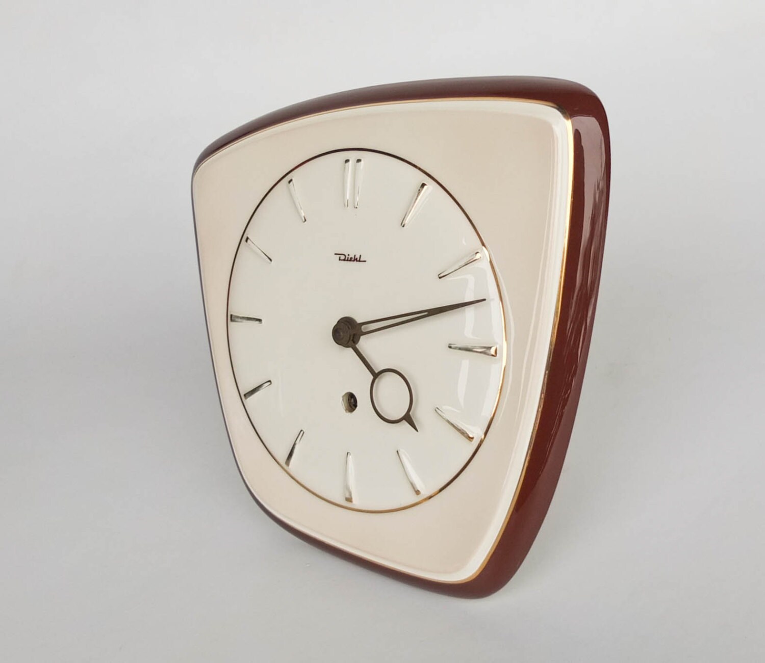 Ceramic Wall Clock by Diehl / Made in Germany / Wind Up Key Etsy