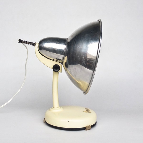 RESERVED Vintage Infralux Heat Lamp / Industrial Desk Light / Mid Century / 60s Germany