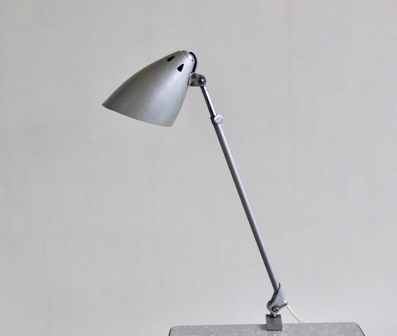 Vintage Telescope Clamp On Desk Lamp Table Image 0