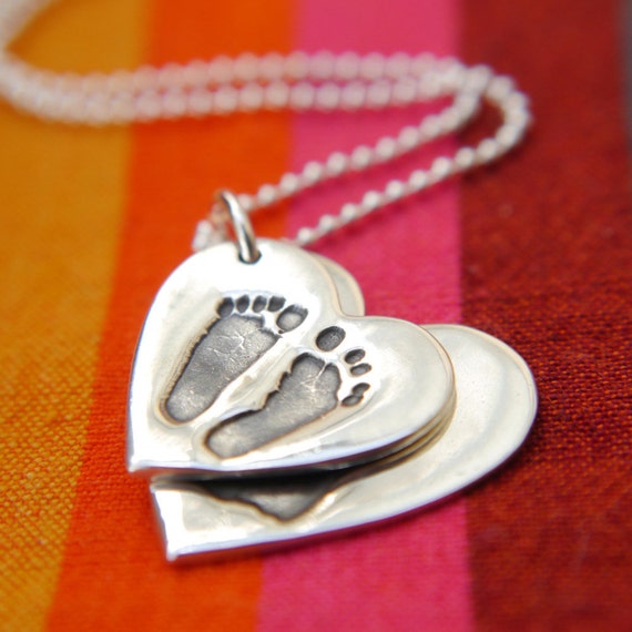 baby hand and footprint jewellery