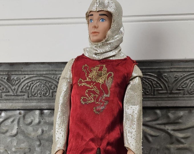 1964 #0750 Ken Doll in Little Theatre Barbie King Arthur Outfit #0773