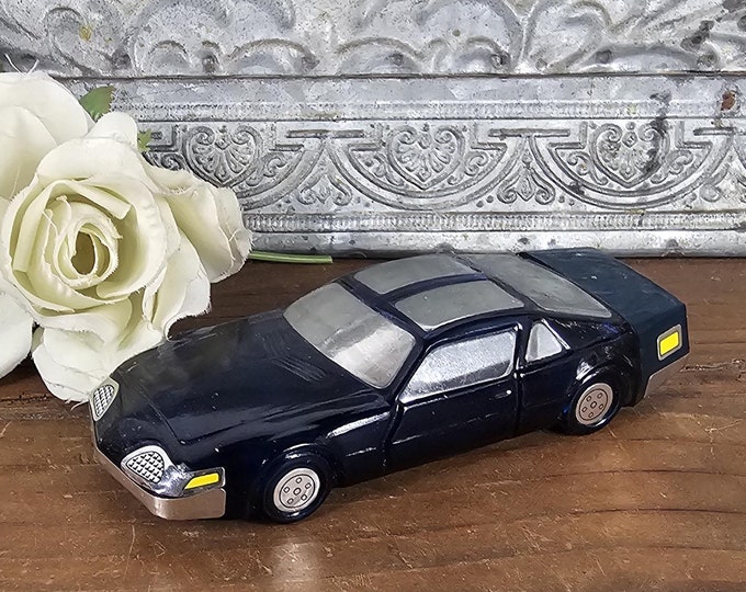 Vintage Avon Classic Blue Sports Car