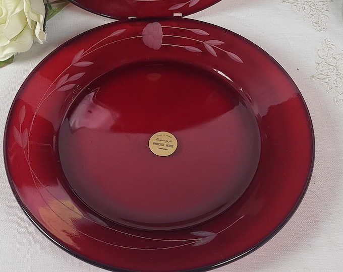 MCM 8” Luncheon Plates - Set of 2 - Heritage by Princess House