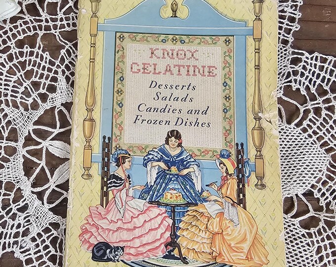 1933 Knox Gelatine Recipe Booklet: Vintage Advertising Pamphlet - As Found