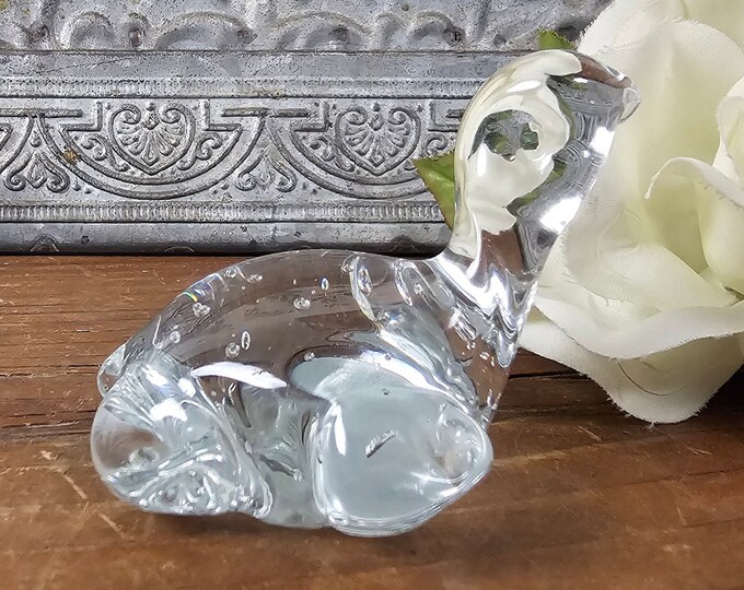 Murano-Style Art Glass Sea Turtle Paperweight - Figurine