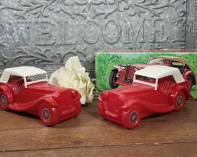 1970s Avon 1936 MG Car After Shave Decanters - 2 to Choose from