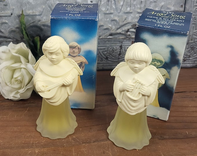 1970s Vintage Avon Angel Song Decanters - VIB - Choose From 2