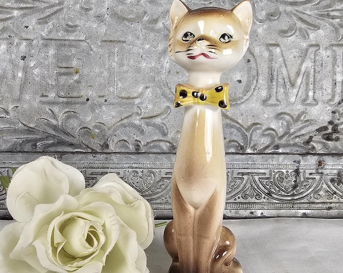 1950s Wales China Anthropomorphic Kitty - Siamese Cat