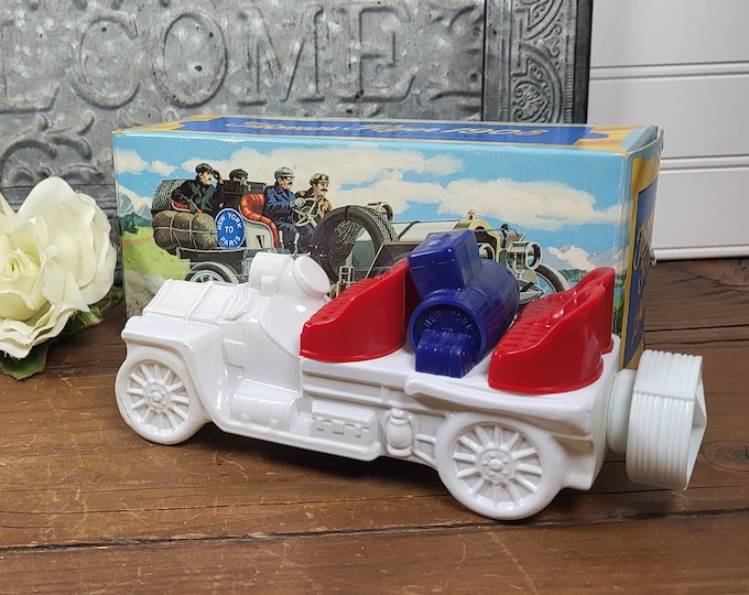 1970s Vintage Avon Thomas Flyer 1908 Wild Country After Shave Decanter - 2 Available
