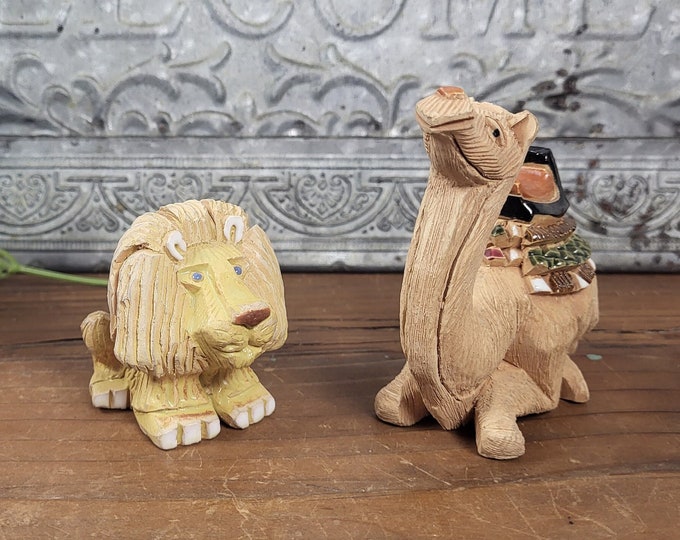 Artesania Rinconada Ceramic Lion or Camel - Uruguay Figurine