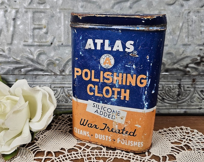 1950s Vintage Atlas Polishing Cloth