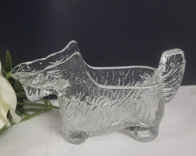 Scottie Dog Creamer by L.E. Smith Glass Co.