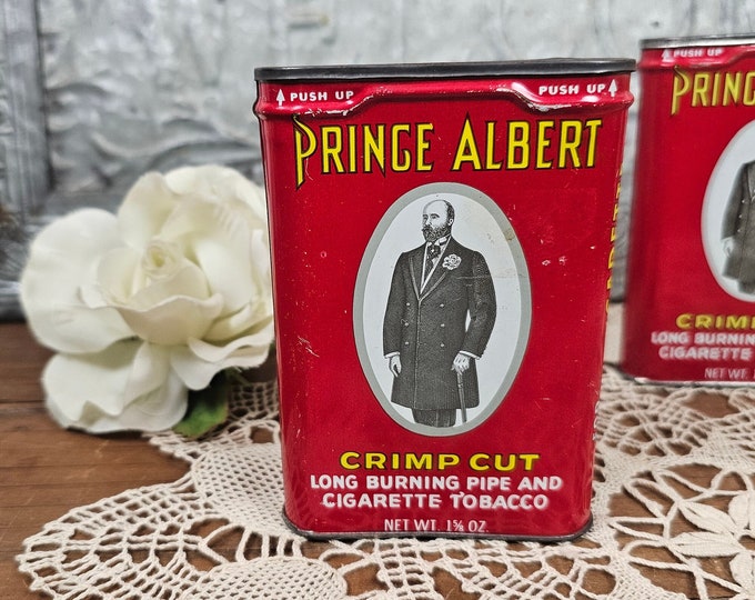 Vintage Prince Albert Tobacciana Tins - Empty - 3 to Choose from