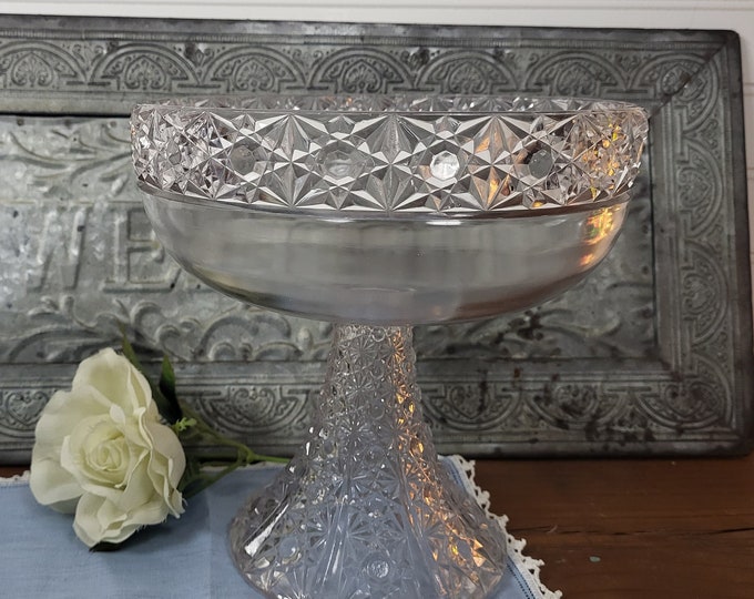 EAPG Bartholdi Compote by O'Hara Glass Company - 1885