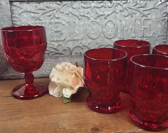 Georgian Ruby by Viking - Choose from 9 oz. Tumblers or Goblet
