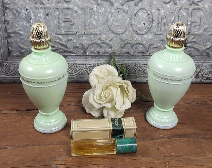 1970s Vintage Avon MCM Regence Foaming Bath Oil or Perfume Rollette - Choose from 3