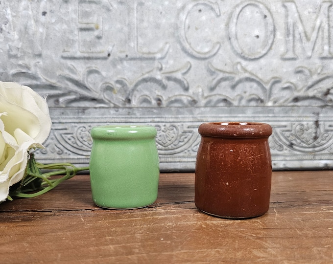Vintage Hall Pottery Toothpick Holders - 2 to Choose from