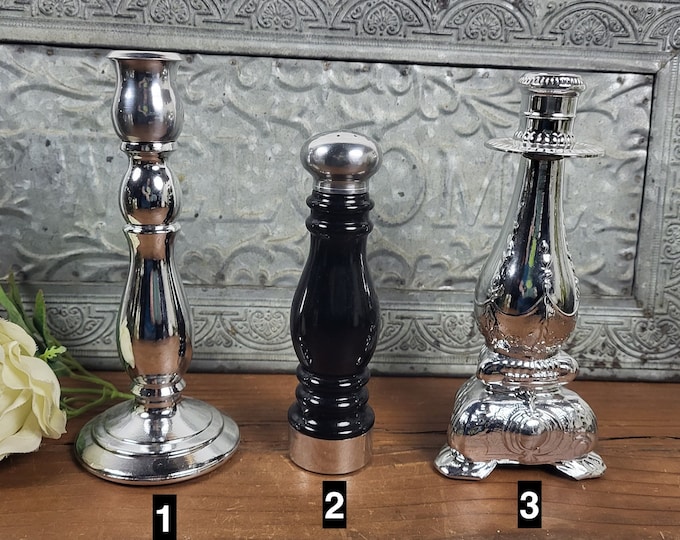 Vintage Avon Decanters - Choose from Candlesticks or Salt Shaker - 1960s and 1970s