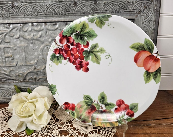 1994 Vintage Grape Salad Plate by Royal Doulton