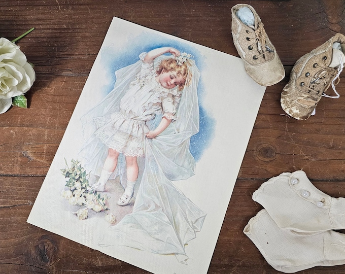 Playing Mama KC Baking Co Reproduction Ad Print - Maud Humphrey Bogart