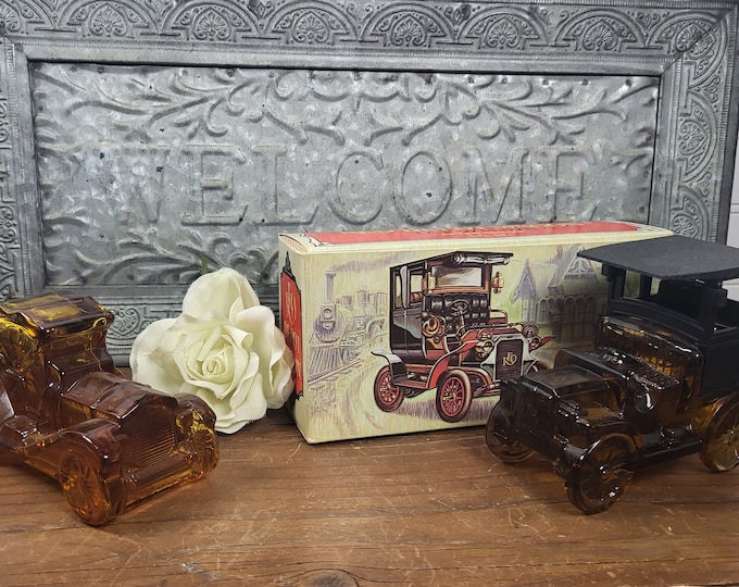 Avon After Shave Decanters - Choose from Reo Depot Wagon or Packard Roadster - 1970s Vintage
