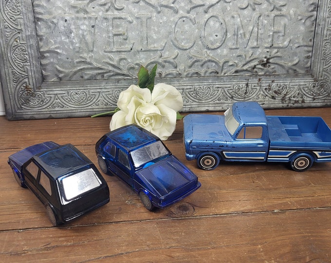 Vintage 1970s Avon Car Cologne Decanters: Choose 1973 Ford Ranger Truck or Volkswagen Rabbit