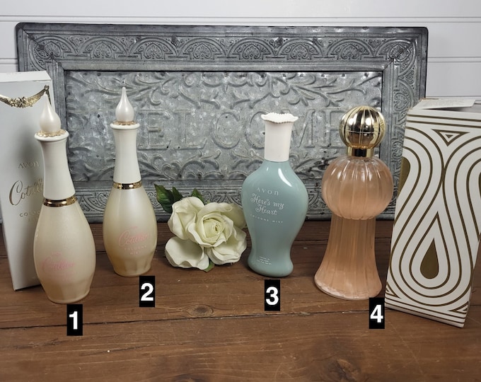 MCM Avon Cologne Mists and Emollient Freshner Jars and Boxes - 4 to Choose from