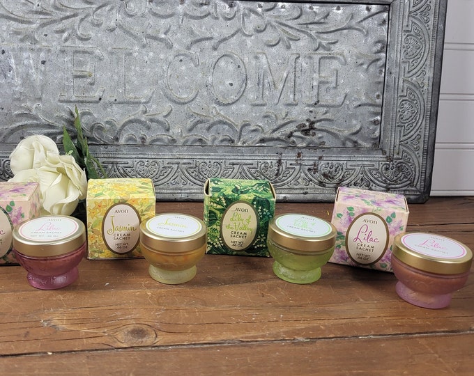MCM Avon 0.66 oz Sachet Creme Jars and Boxes - 4 to Choose from