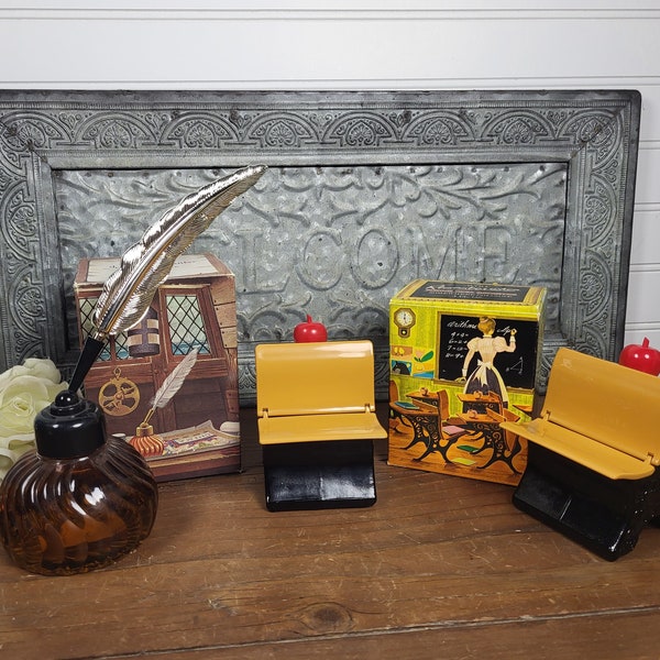 1970's Vintage Avon Inkwell After Shave or School Desk Decanter