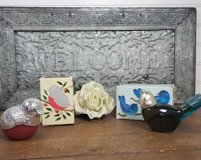 1970's Vintage Avon - Choose from Bird of Happiness or Robin Red Breast