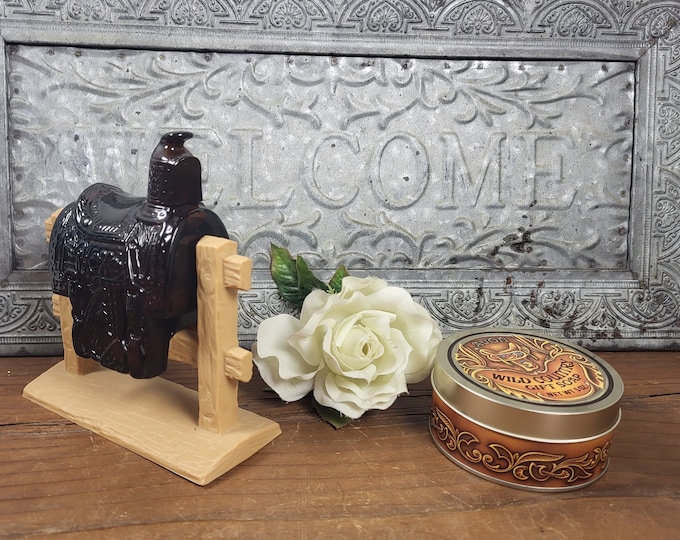Vintage Avon - Choose from Western Saddle Decanter or Wild Country Gift Soap