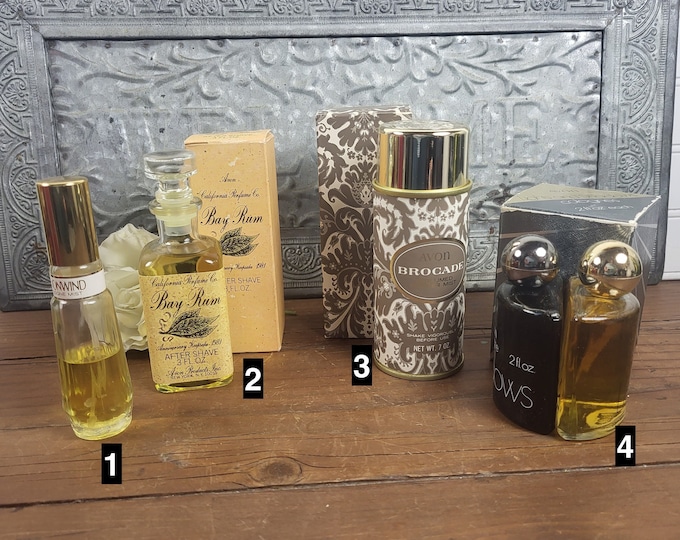 Vintage Avon MCM Perfume Bottles - 4 to Choose from