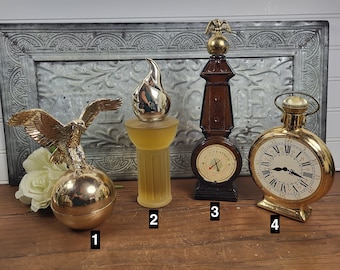 Vintage Avon Decanters - Choose from Barometer, or Pocket Watch